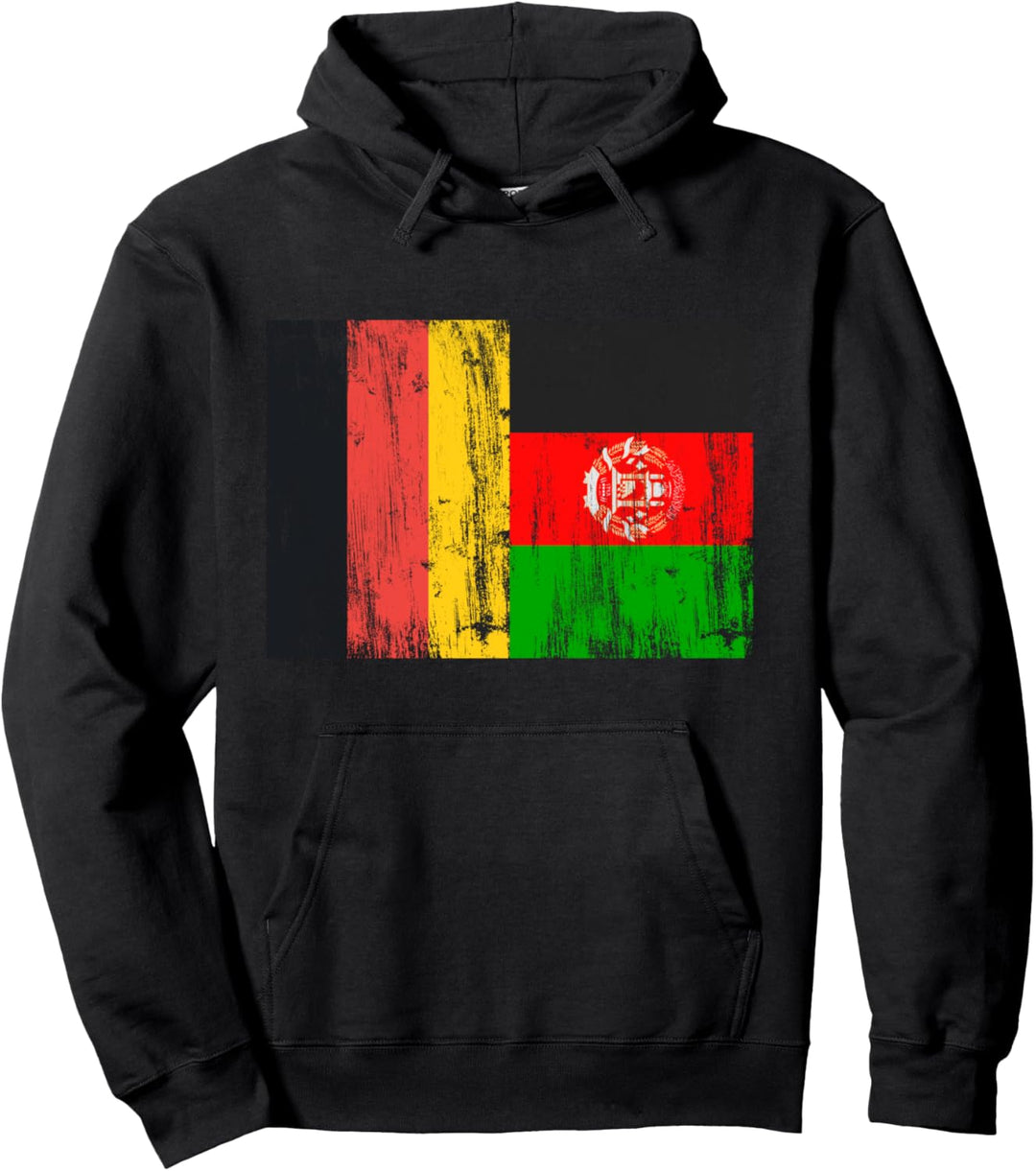 Deutschland und Afghanistan Afghanisch Afghan Fahne Flaggen Pullover Hoodie