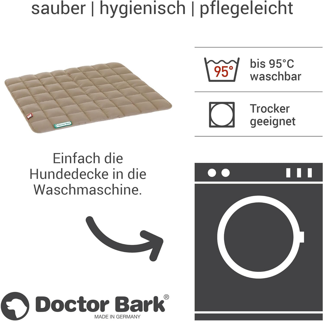 Doctor Bark Hundedecke – weiche, hochwertige Hundematte für mittlere Hunde, robuste Indoor-Outdoor L