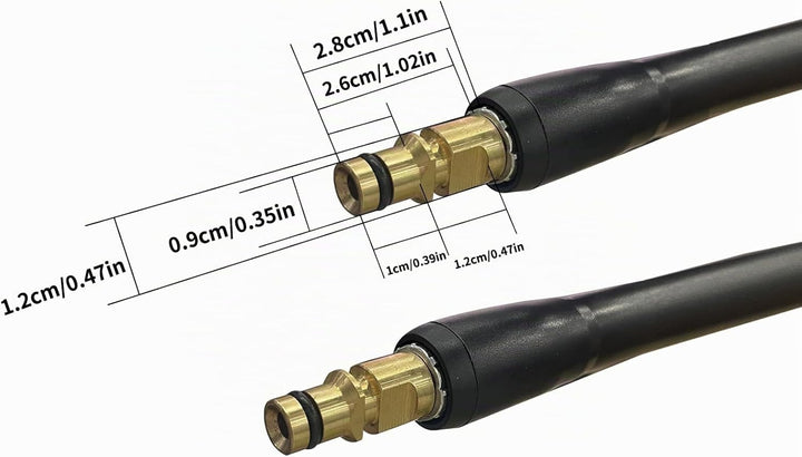 OHAYORI 6M Hochdruckschlauch Ersatzschlauch für Kärcher K-Serie K2/K3/K4/K5/K6/K7, 180Bar Verlängeru