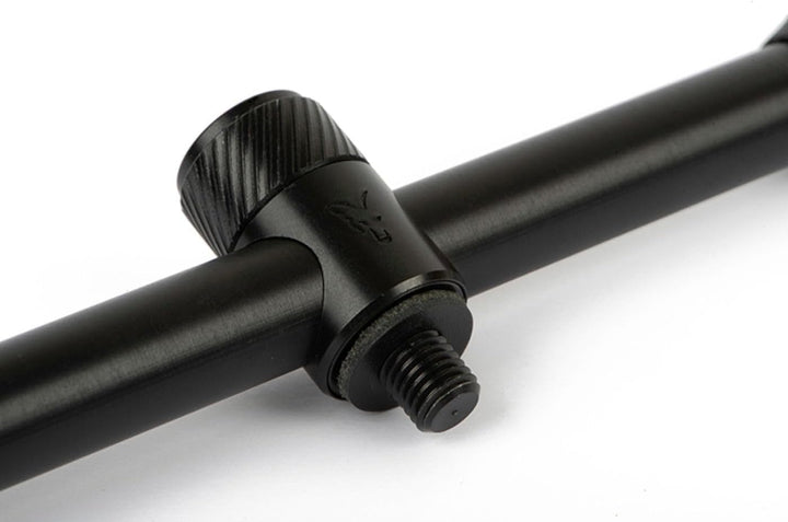 Fox Rutenauflagen für Karpfenruten zum Karpfenangeln Black Label QR Buzzer Bar 3 Rod Adjustable XL