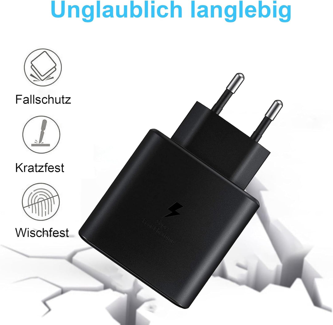 45W USB-C Schnellladegerät Netzteil Ladegerät, PD 3.0 Super Schnell Wall Charger Kompatibel mit MacB