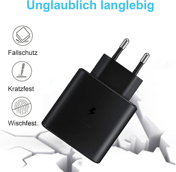 45W USB-C Schnellladegerät Netzteil Ladegerät, PD 3.0 Super Schnell Wall Charger Kompatibel mit MacB