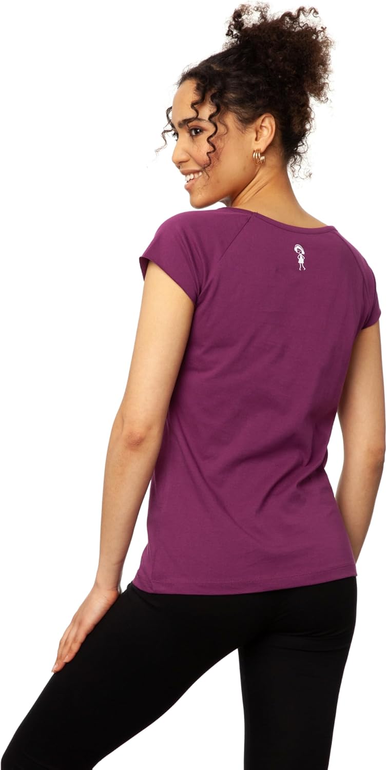 FellHerz Damen T-Shirt Bio Fair und Vegan S Berry, S Berry