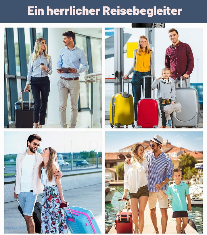 Morbuy Elastisch Kofferschutzhülle, Gross Kofferhülle Grau mit Reissverschluss, Suitcase Luggage Cov