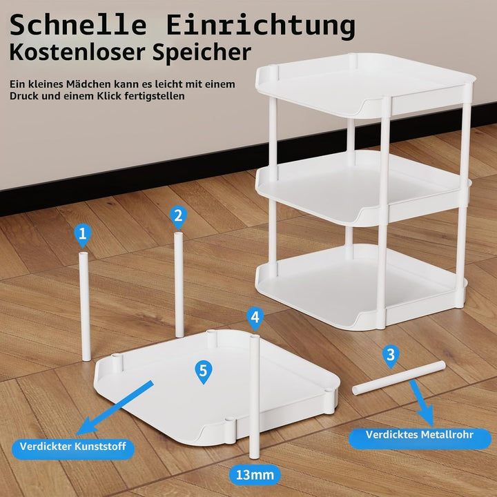 6 Ebenen Schmal Schuhregal, Mehrschichtiges Hoch Schuhregale Platzsparend, Stapelbar Klein Standrega