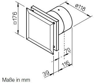 Helios Kleinraumventilator MiniVent M1/120 F