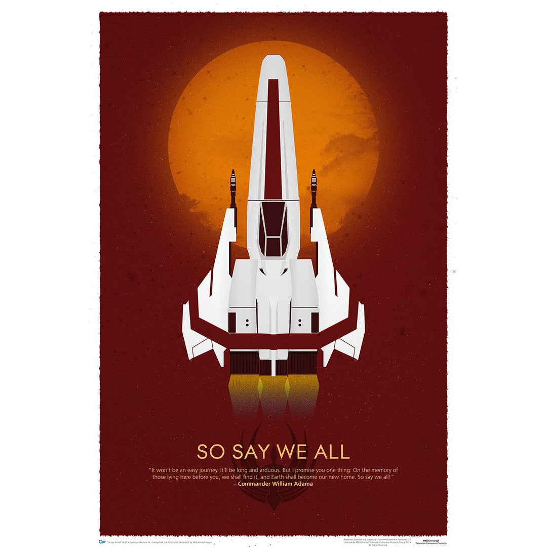 Battlestar Galactica 10th Anniversary Print Poster