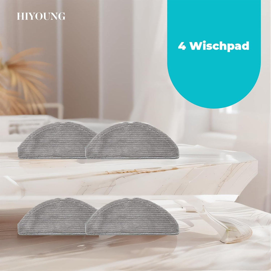 HIYOUNG Zubehör für Eufy G50 Hybrid/L60 Hybrid/L60 Hybrid SES mit 2 Hauptbürsten, 6 Seitenbürsten, 6