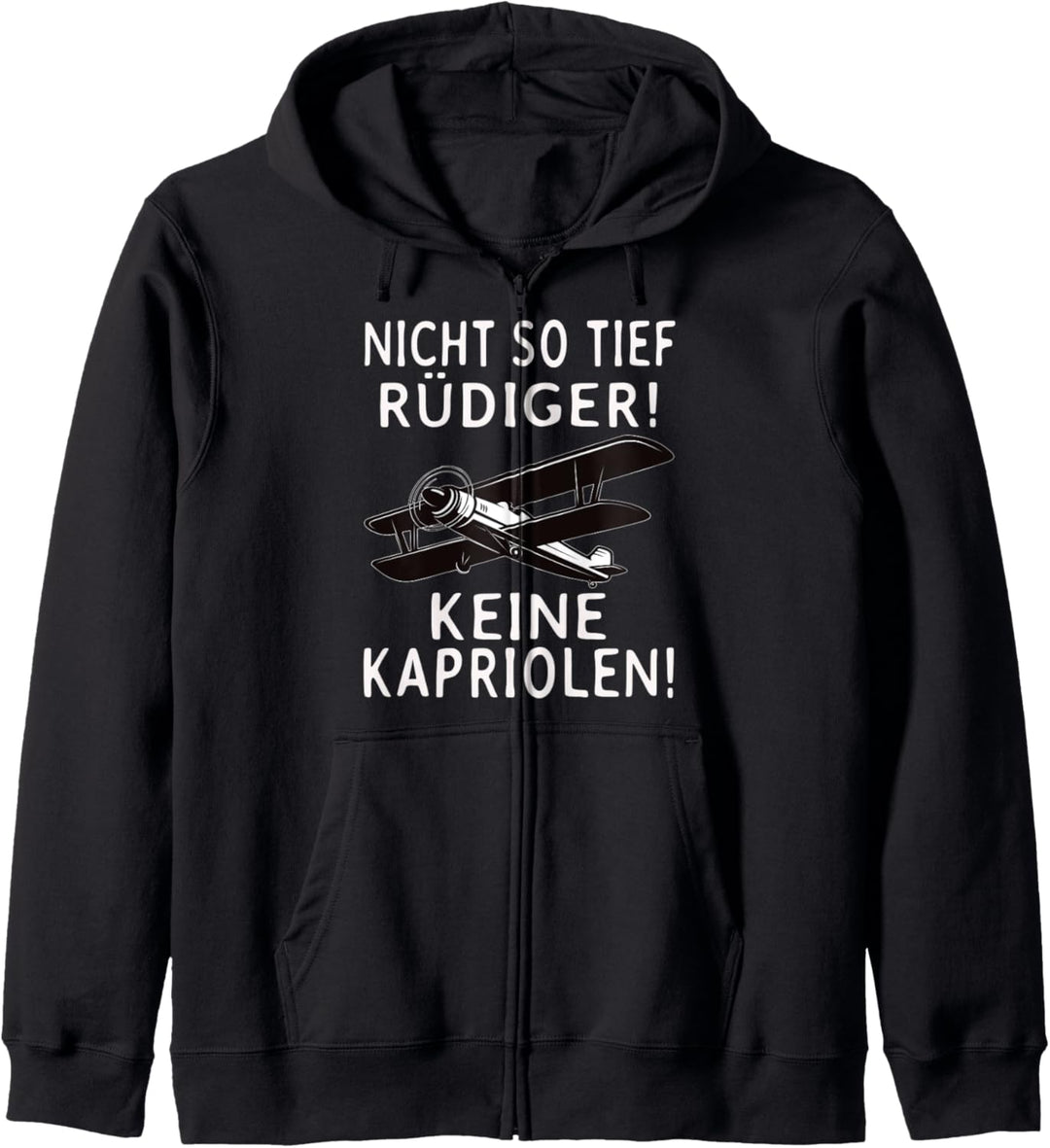 Nicht So Tief Rüdiger Lustiges Flug Satire Modellbau Kapuzenjacke