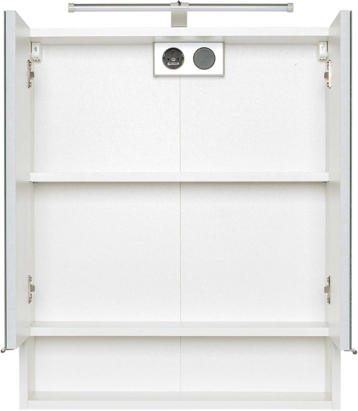 Ricca Toilettenschrank, 60 cm, 2 Türen, Weiss