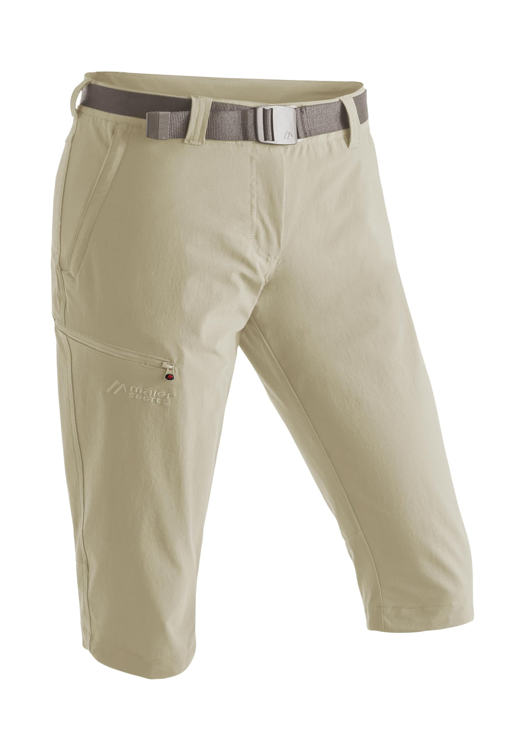 Maier Sports Damen Caprihose Inara Slim, 38 Brauner Reis
