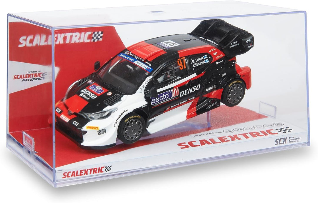 SCALEXTRIC - Original-Rennfahrzeug - Slotauto - Massstab 1:32 (Toyota Yaris WRC - Latvala Finland '2