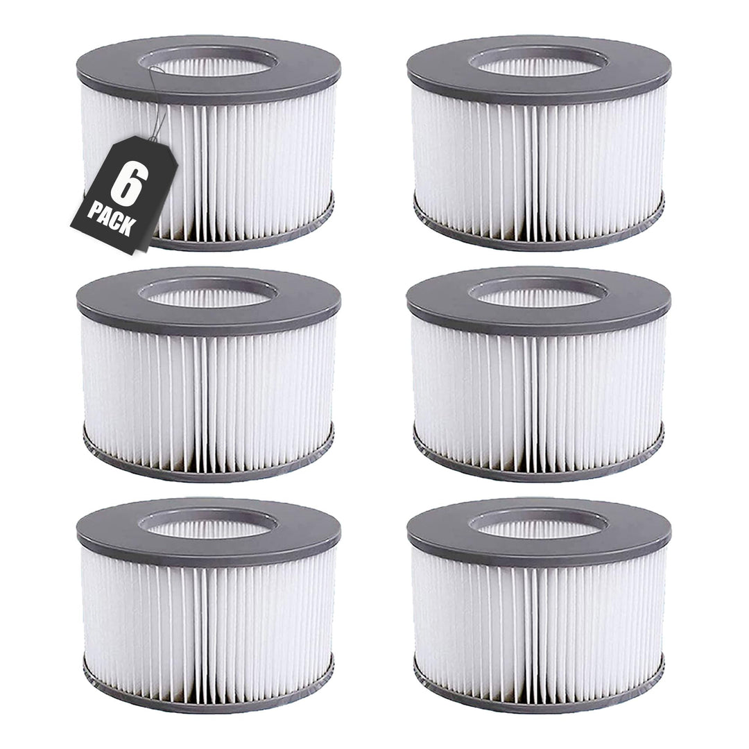 KGC Ersatz Filterkartuschen für MSpa Filter, 6 Stück Ersatzfilter kompatibel mit Whirlpool MSpa Mode