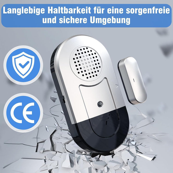Daytech Fensteralarm Türalarm Alarmanlage Wohnmobil Tür Fenster Alarm Sensor Gartenhaus 120 dB Signa