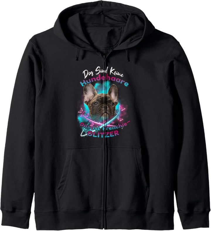 Französische Bulldogge Frenchie Hund Lustiger Spruch Kapuzenjacke