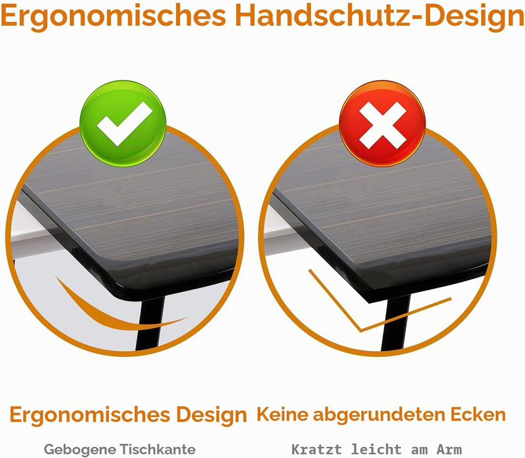 Amaredom Laptoptisch, Laptop Betttisch Klappbar, Klappbarer Lapdesk mit Schublade und Tassenhalter f