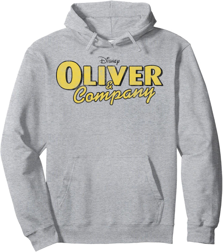 Disney Oliver & Company Yellow Movie Logo Pullover Hoodie