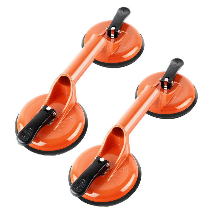 Forever Speed 2 Stück Glassauger Saugheber Aluminium Saugnapf 105kg Vacuum Lifter 118 mm Glas Saughe
