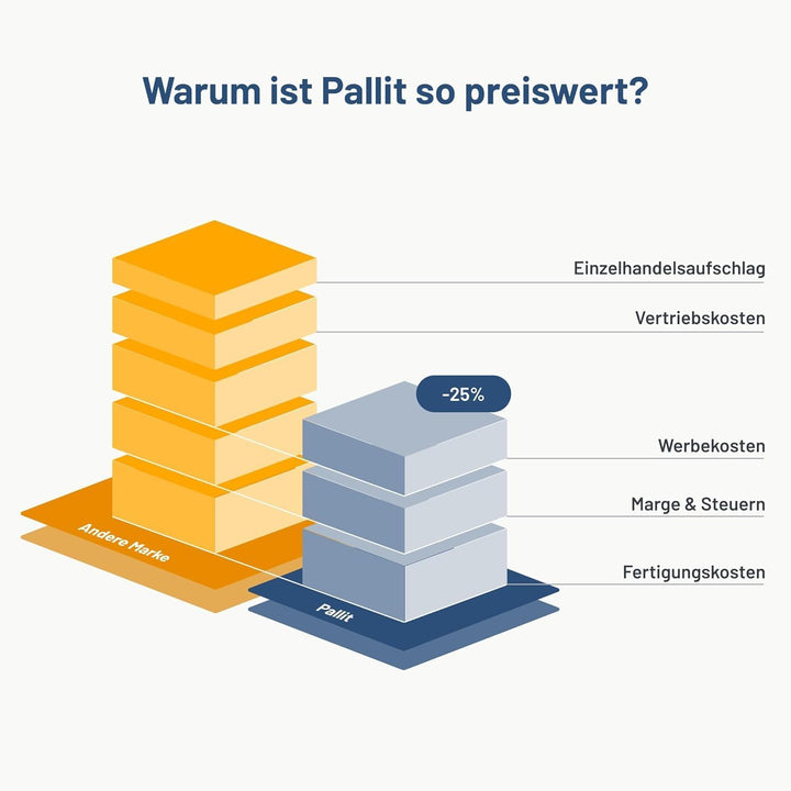 Pallit Hebelzug LEVER-M | 1500 kg Tragkraft | 1,5 m Kettenlänge | strapazierfähige Lastbremse | Frei