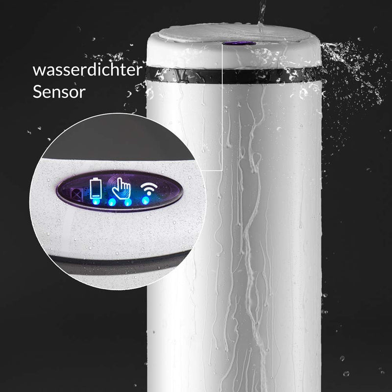 Monzana Sensor Abfalleimer 56L Automatischer Mülleimer LED Anzeige Müllbehälter berührungslos Bewegu