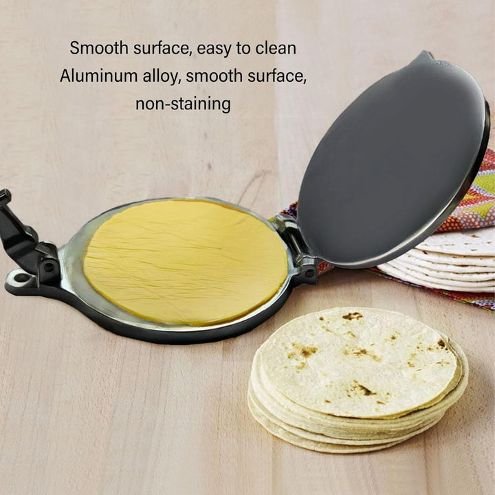 Tortilla-Presse, Tortilla-Maker, Manuelle Roti-Maker-Teigpresse, Quesadilla-Maker, Aluminiumlegierun