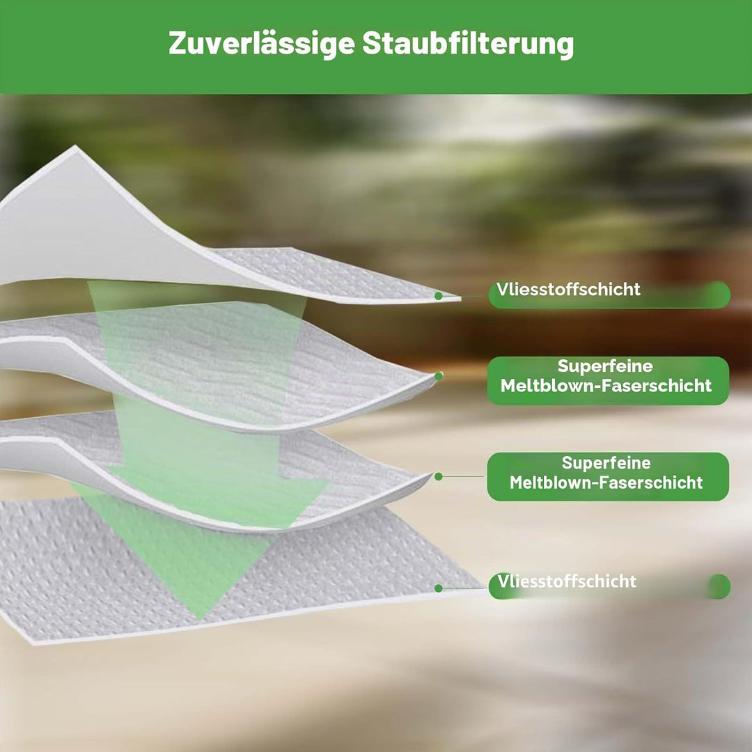 14 Stück Staubbeutel für NARWAL Flow, Freo Z10, Freo Z Ultra, Freo Z10 Ultra, Freo X10 Pro Saugrobot