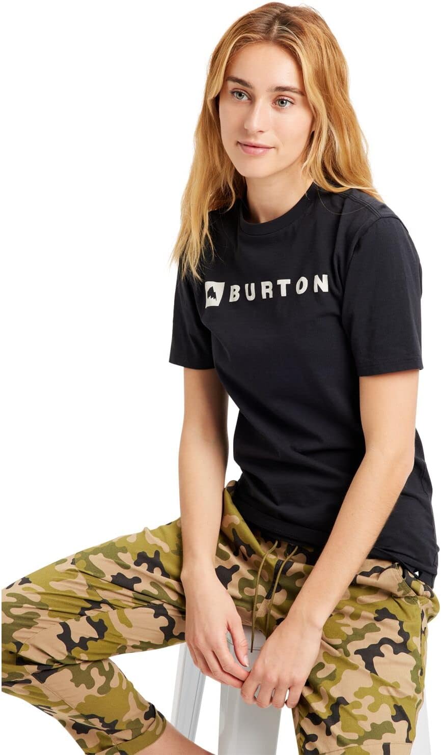 Burton Herren Horizontal Mountain T-Shirt (1er Pack) M True Black, M True Black