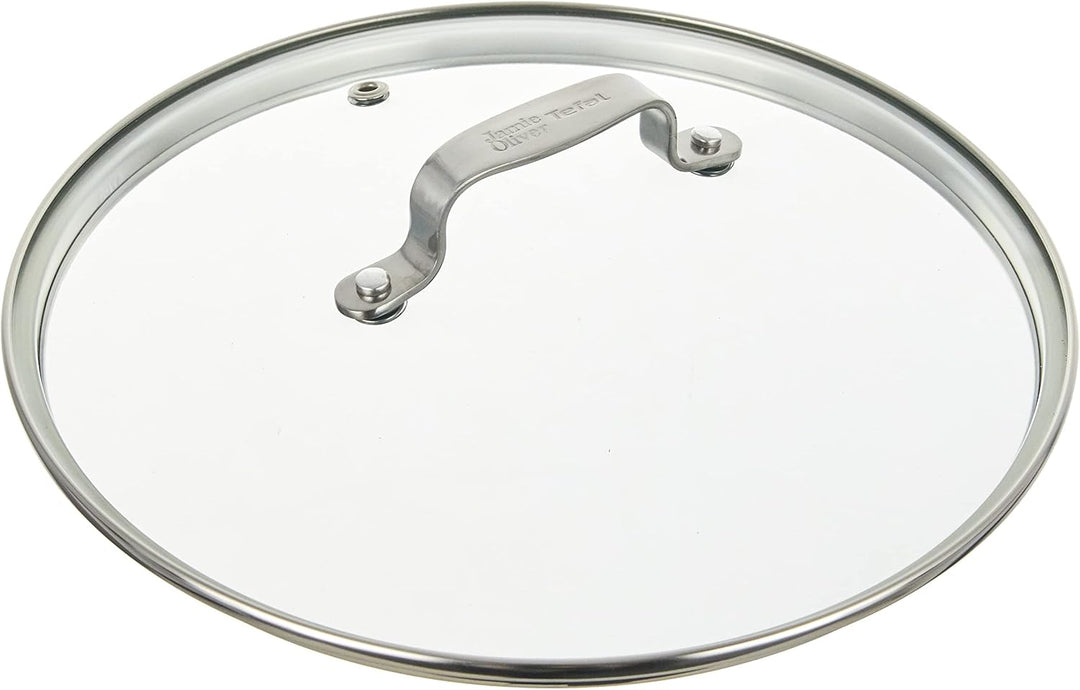 Tefal Jamie Oliver by Cook's Direct On Bratpfanne 24 cm & Oliver by Glasdeckel B89985 | 24 cm