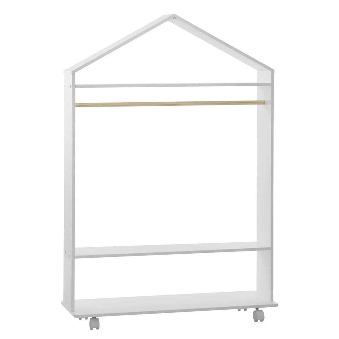 Kinderkleiderschrank mit Rollen - Weiss - Atmosphera créateur d'intérieur cm Weiss, cm Weiss