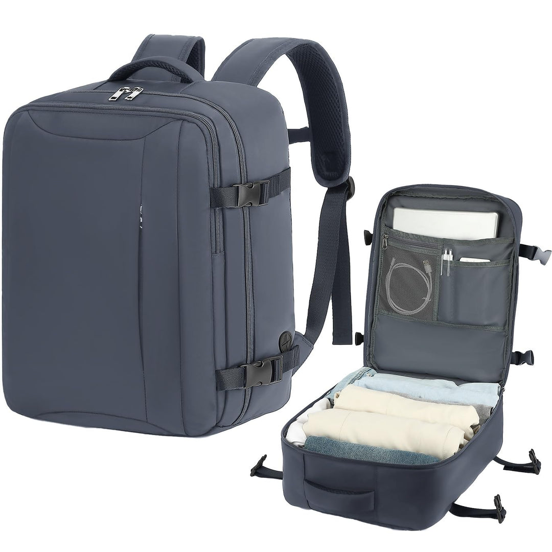 Lossga Handgepäck für Easyjet 45x36x20 Reiserucksack Damen Rucksack Männer Frauen Wanderrucksack Was