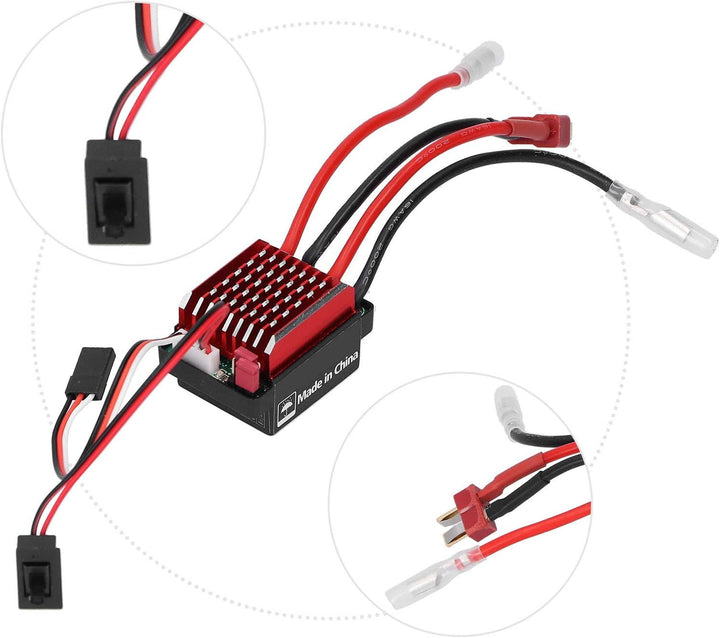 1/10 RC Motor ESC, 540 Brushed Motor 35T 45T 55T mit 360A ESC Combo, 1/10 Elektro RC High Speed Co