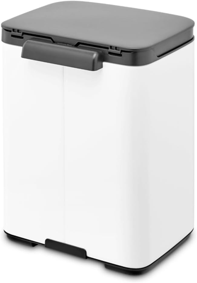 Brabantia - Bo Abfalleimer 4L - Abfalleimer klein &amp; stilvoll - Leicht zu öffnender, sanft schliessen