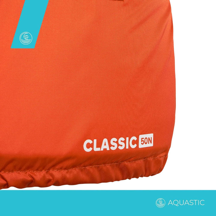 AQUASTIC Classic 50N Sicherungsweste - aus Polyamid, Polyethylenschaum, 50N Auftrieb, Verstellbarer