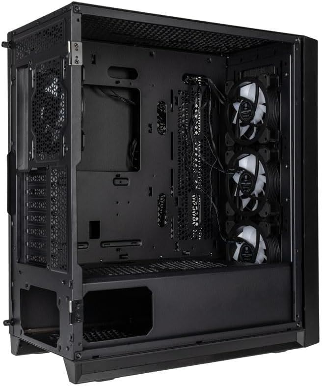 Kolink Unity Lateral ARGB PC-Gehäuse, Vier ARGB-Lüfter, Scharniertür Gehärtetes Glas, 410 mm GPU-Fre