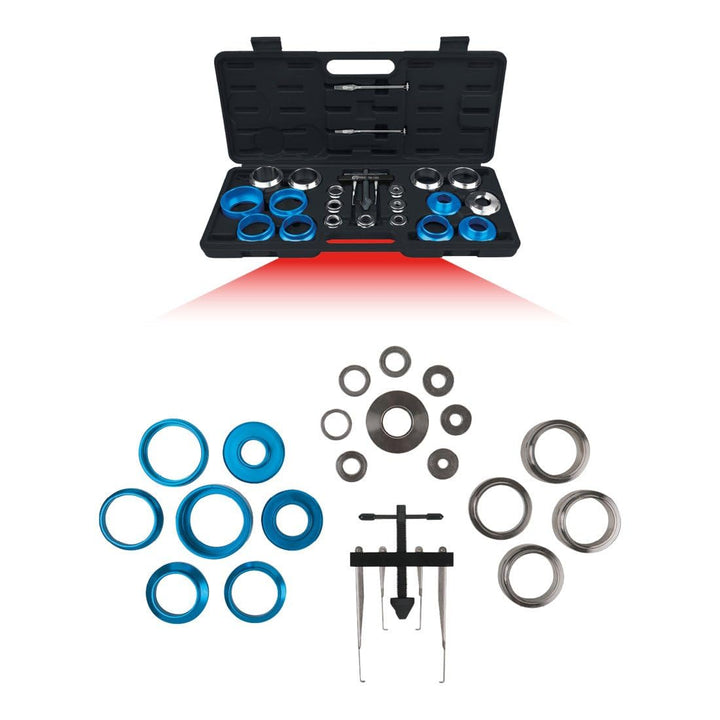 KS Tools 700.1280 Wellendichtring und Simmerring Montagewerkzeug-Satz, 24-TLG