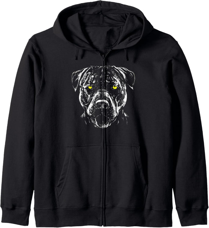 American Staffordshire Terrier Bulldog Amstaff Staffy Kapuzenjacke