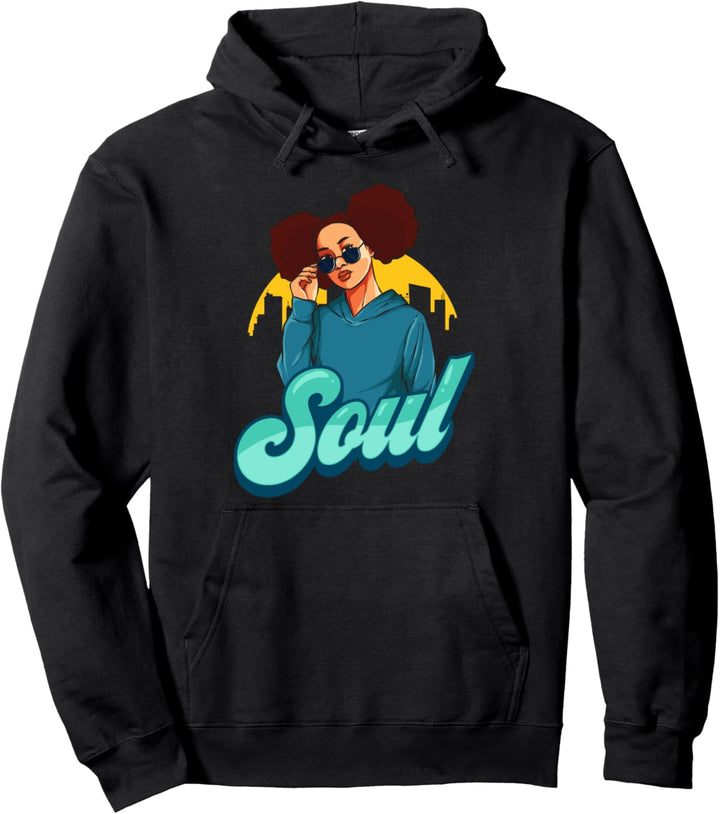 70S Funk Soul Shirt Vintage Disco Retro Afro Dancing Pullover Hoodie