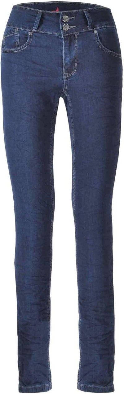 Buena Vista Jeans Tummyless Stretch Denim in Blau, Grösse M