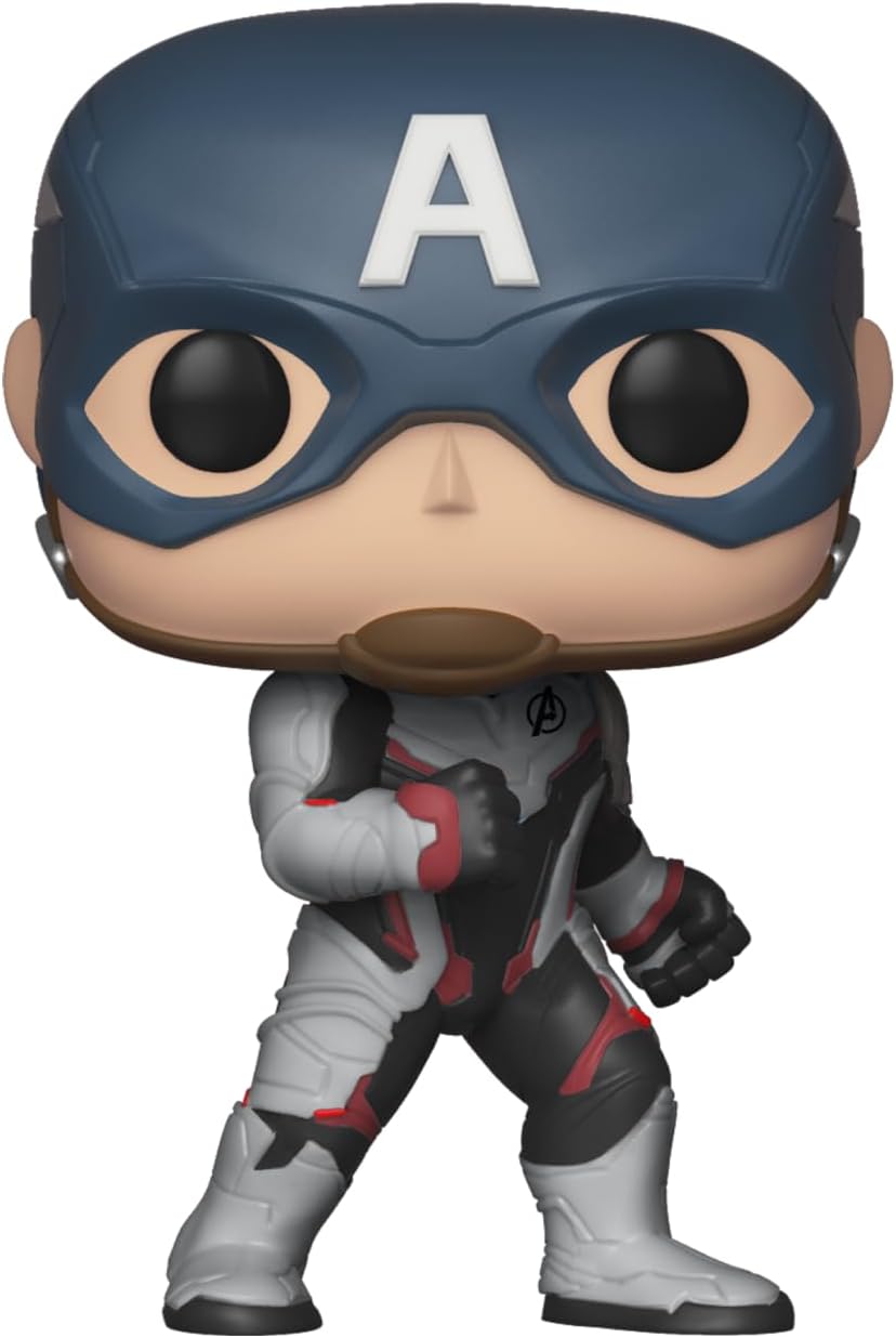 Funko Pop! Bobble: Marvel Avengers Endgame: Captain America - Vinyl-Sammelfigur - Geschenkidee - Off