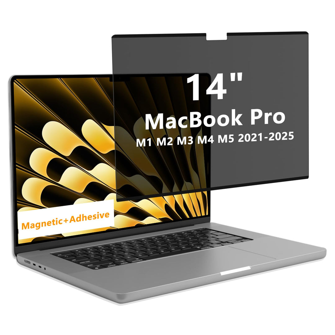 Blickschutzfilter für Apple MacBook Pro 14 Zoll (2025–2021 M5/M4/M3/M2/M1 Pro Max), Mac Privacy Scre