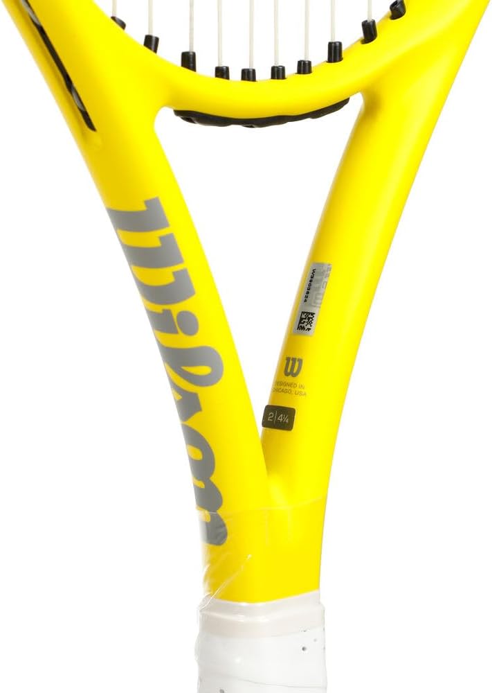 Wilson Pro Open Ul unbesaitet 270g Tennisschläger Gelb - Weiss Griffstärke 2