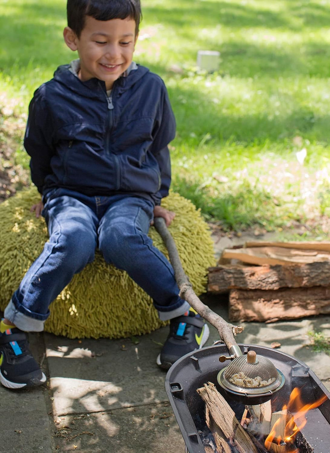 dynamisches Huckleberry Duo - Roast-a-Toast Sandwichmaker & Popcorn Maker für Outdoor Camping - Lets