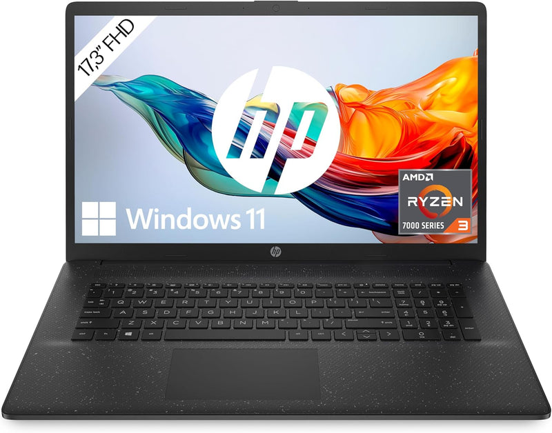 HP Laptop | 17,3" FHD Display | AMD Ryzen 3 7320U | 8 GB DDR5 RAM | 512 GB SSD | AMD Radeon-Grafik |