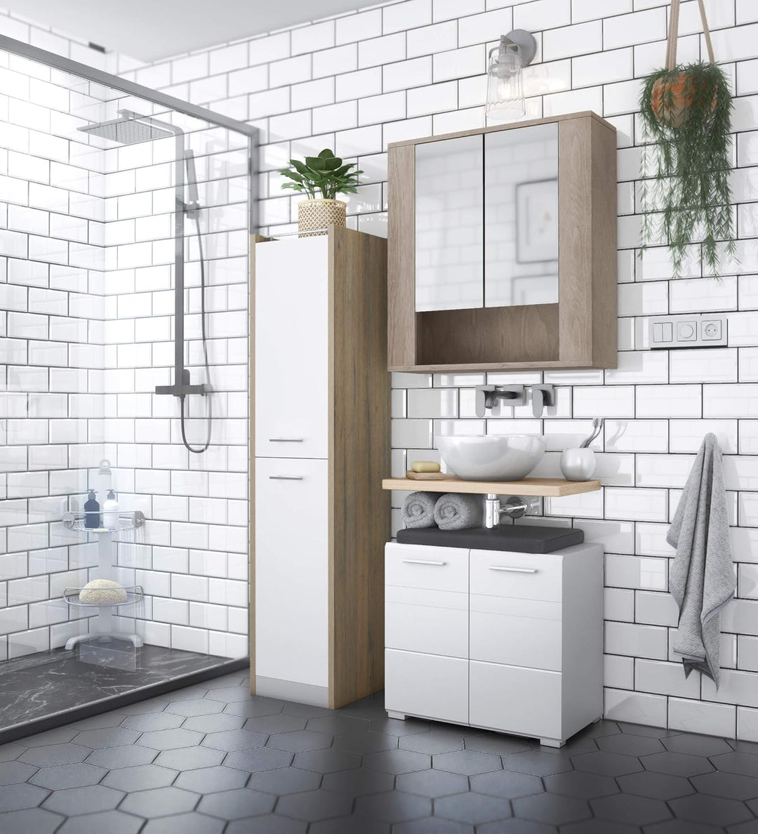 trendteam smart living - Sitzkissen - Sitzpolster - Grau - Sitzkissen für Garderobensitzbank, Schuhb