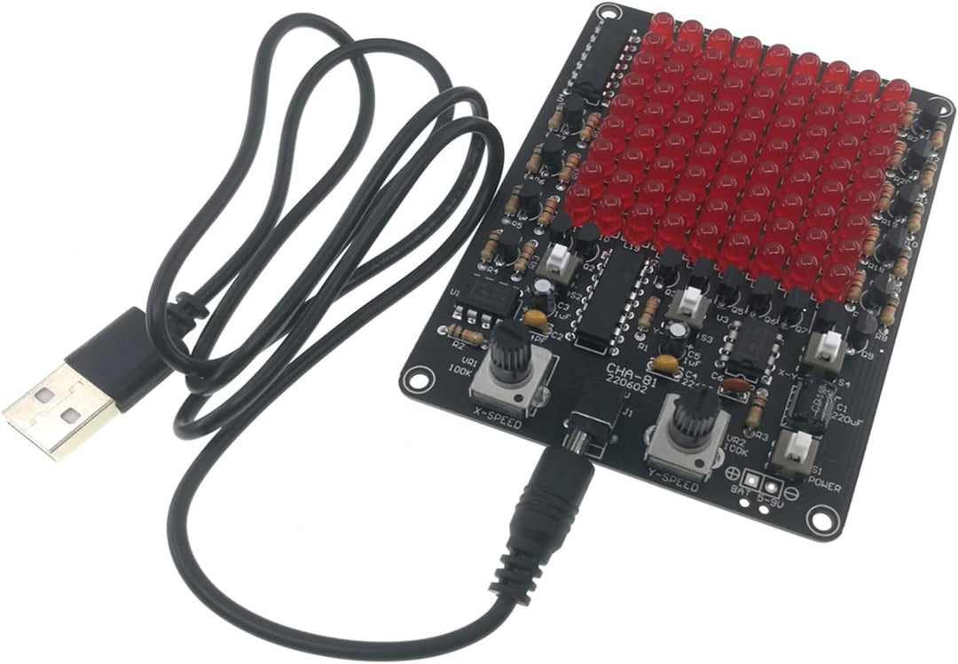 Elektronischer Bausatz mit losen Teilen LED-Jagd-Bausatz Fun-Elektronik Verschiedene Blinkeffekte St