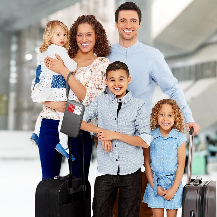 FINTIE Reisepass Tasche Familie Reiseorganizer, Wasserdicht Reisepasshülle Ausweistasche Dokumentee
