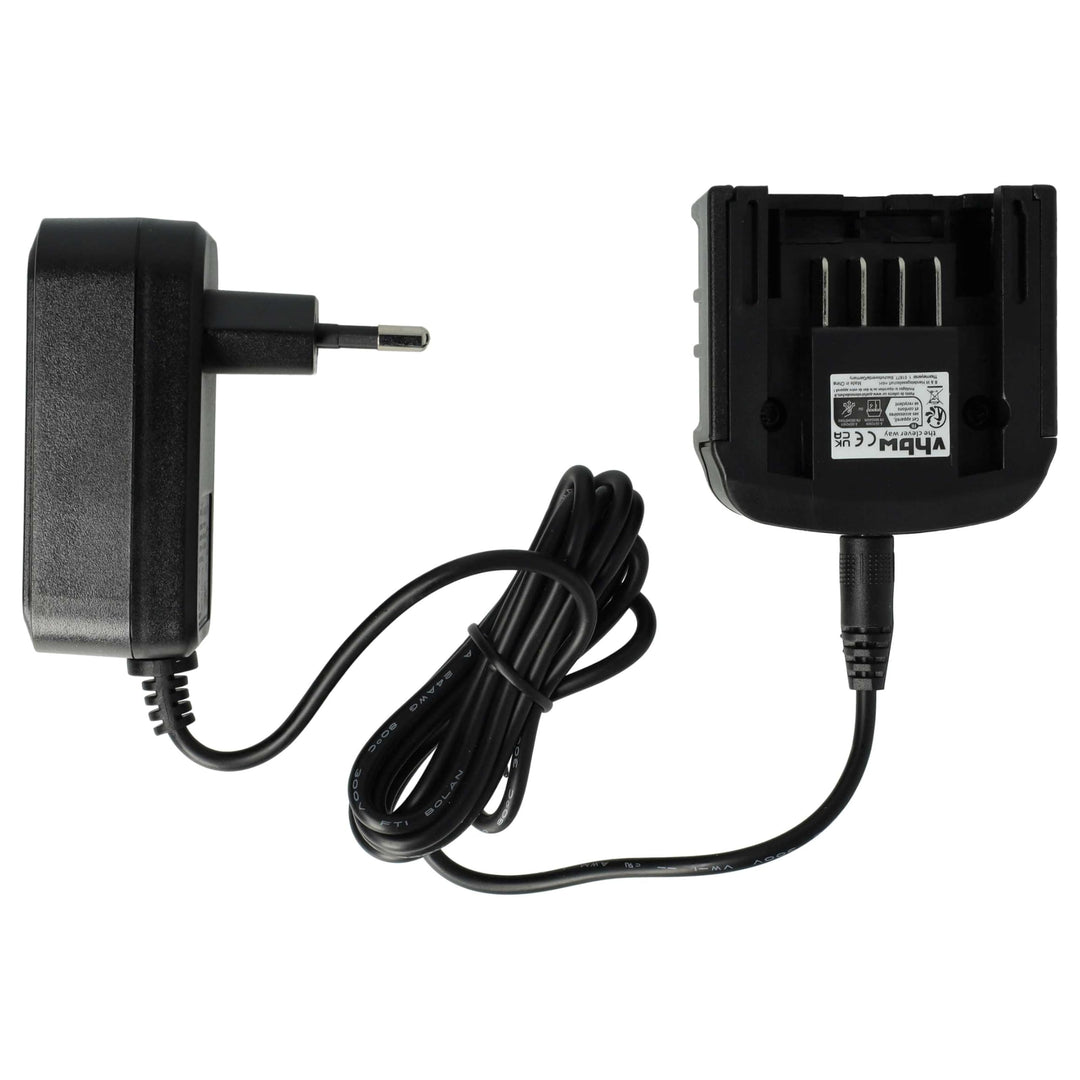 vhbw 220V Netzteil kompatibel mit Black &amp; Decker BL1114, BL1314, BL1514, LB16 Ladegerät Ladekabel pa