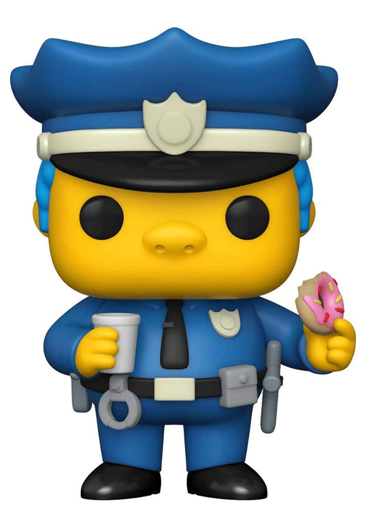 Funko Pop! Animation: The Simpsons-Chief Wiggum - Vinyl-Sammelfigur - Geschenkidee - Offizielle Hand