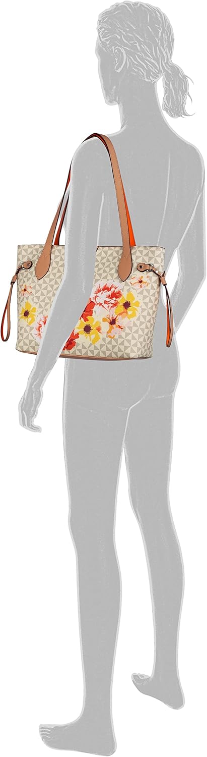 Gabor Damen Barina Flower Shopper 41,5 x 13 x 29 Mixed Orange, 41,5 x 13 x 29 Mixed Orange