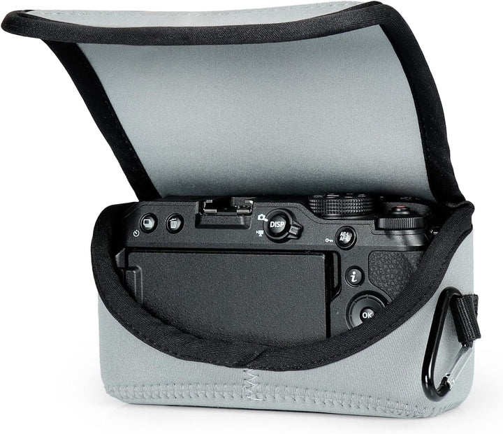MegaGear Ultraleichte Kameratasche aus Neopren, kompatibel mit Nikon Z30 (16-50mm) (Grau), Grau